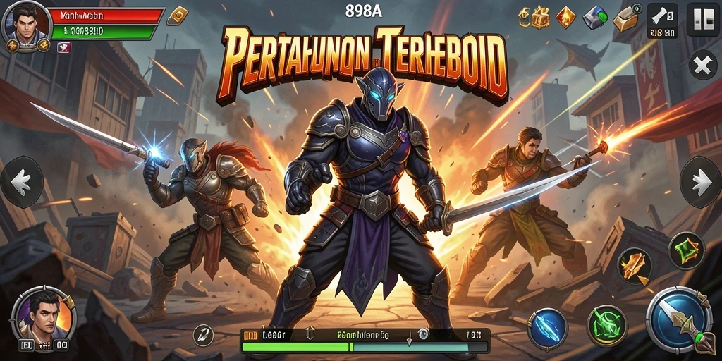 Screenshot mendebarkan dari gameplay Fighting di 898A.