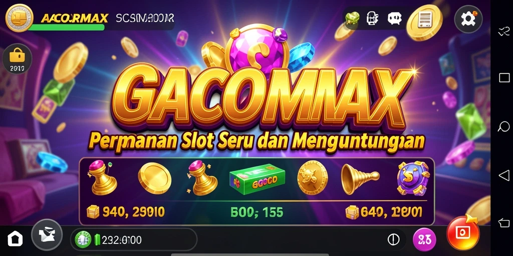 Screenshot GACORMAX menampilkan aksi gameplay Slot yang mendebarkan.
