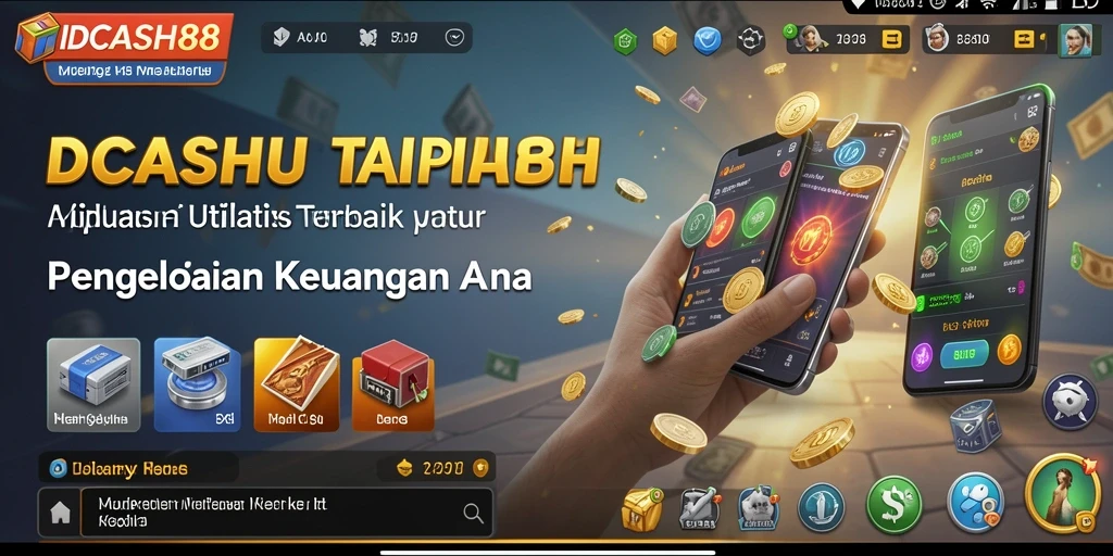 Tampilan utama IDCASH88 yang memudahkan pengelolaan keuangan.