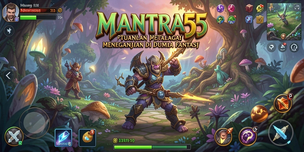 Gameplay seru dan penuh petualangan di MANTRA55.