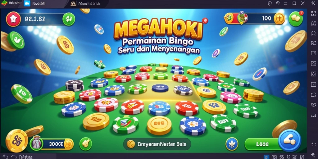 Tampilan permainan Bingo MEGAHOKI yang menarik dan interaktif.