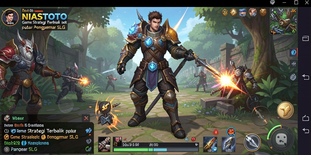 Tampilan gameplay NIASTOTO yang menakjubkan dan strategis.