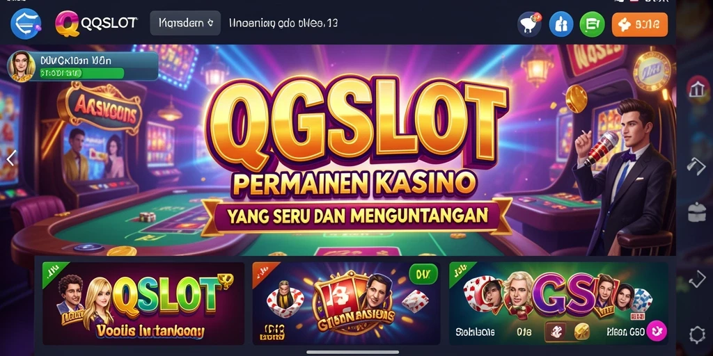Tampilan screenshot gameplay menarik dari QQSLOT yang penuh warna.