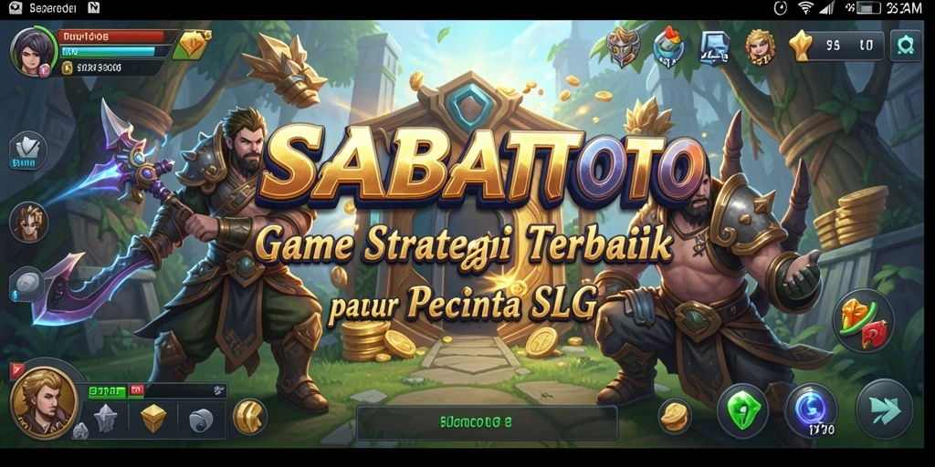 Screenshot gameplay menunjukkan strategi membangun kerajaan yang mendebarkan.